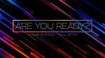 November 13, 2022 - Are You Ready?